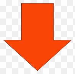 Clipart Arrow Red Down - Illustration Emoji