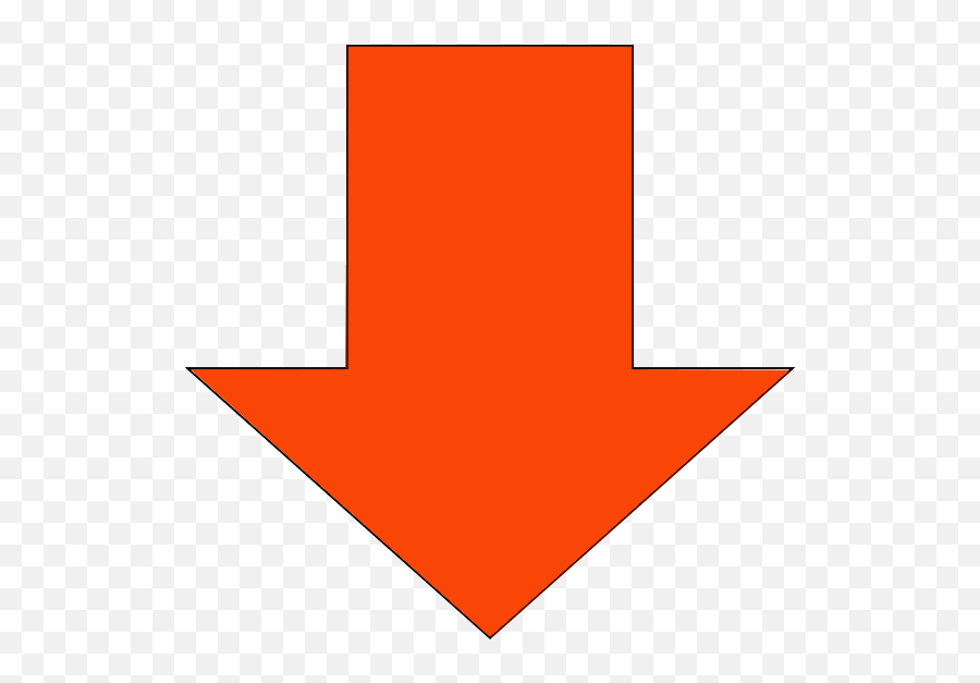 Clipart Arrow Red Down - Illustration Emoji,Downward Arrow Emoji