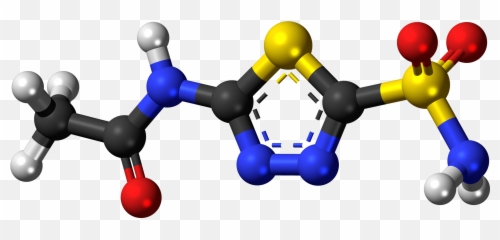 Acetazolamide 3d Ball - Diurétique Molécule Emoji