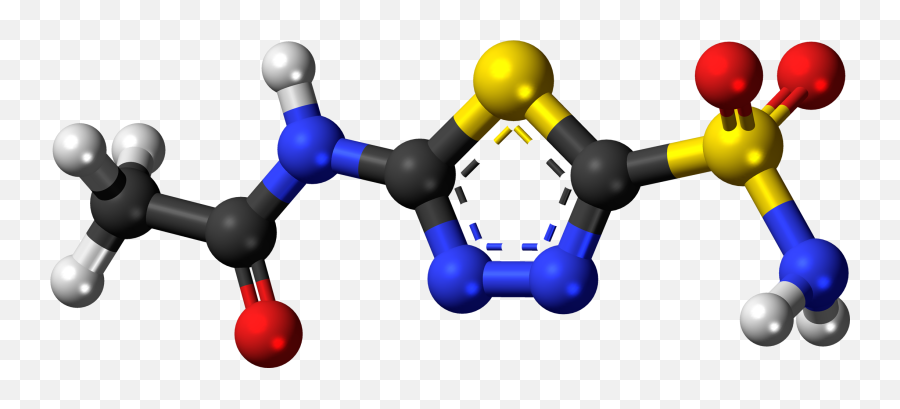 Acetazolamide 3d Ball - Diurétique Molécule Emoji,Drug Emoji