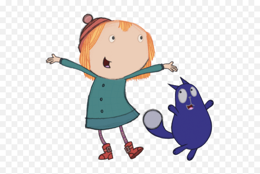Peg Girl Dancing Pbs Pegpluscat Cat - Peg The Cat Transparent Png Emoji,Dancing Cat Emoji