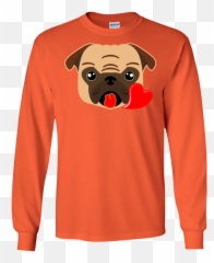 Funny Pug Emoji Adults Heart Sweatshirts u2013 NewMeup - Nurse Shark Doo