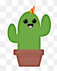 Cactus Cute Kawaii - Cây Xng Rng Hot Hình Emoji,Cactus Emoticon