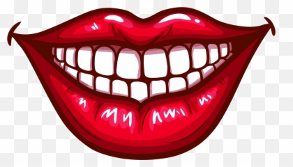 Mouth Clip Art PNG Images Free Download searchpngcom - Vector Smile Teeth Emoji