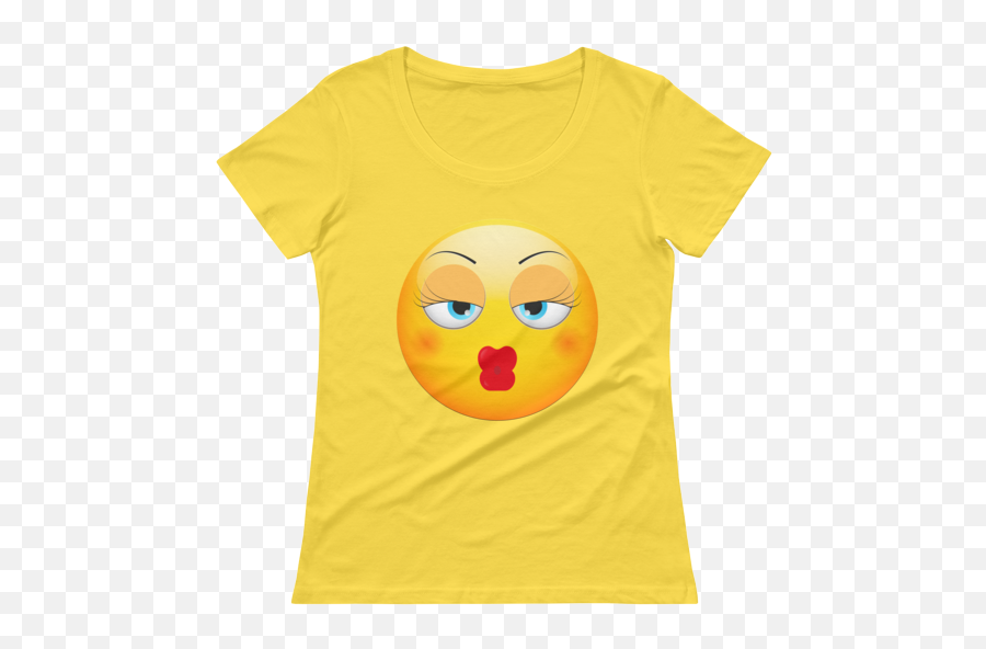 2020 Fashion Trends Ladiesu0027 Baby Kiss Emoji Scoopneck T - Shirt What Devotion Devotional Fashion Online Shop Short Sleeve,Emoji Shirts And Pants