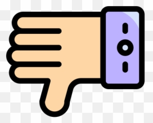 Dislike Logo Icon of Colored Outline style - Available Horizontal Emoji
