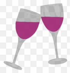 Free Champagne Glass Transparent Background Download Free - Transparent Wine Glass Clip Art Emoji,Clinking Glasses Emoji
