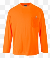 Portwest S579 Long Sleeve Pocket T - Shirt Koszulki Robocze Z Dugim Rkawem Emoji,Emoji Long Sleeve Shirt