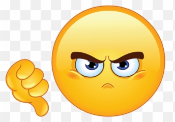 Thumb Down Smiley Copy - Emoji Hate