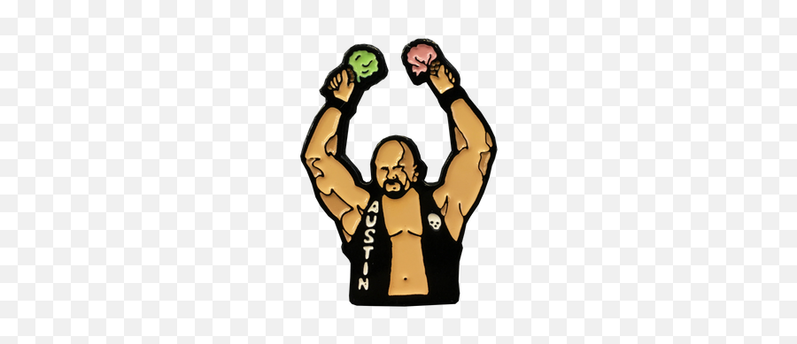 Cold Stone Steve Austin Pin - Stone Cold Emoji,Steve Emoji