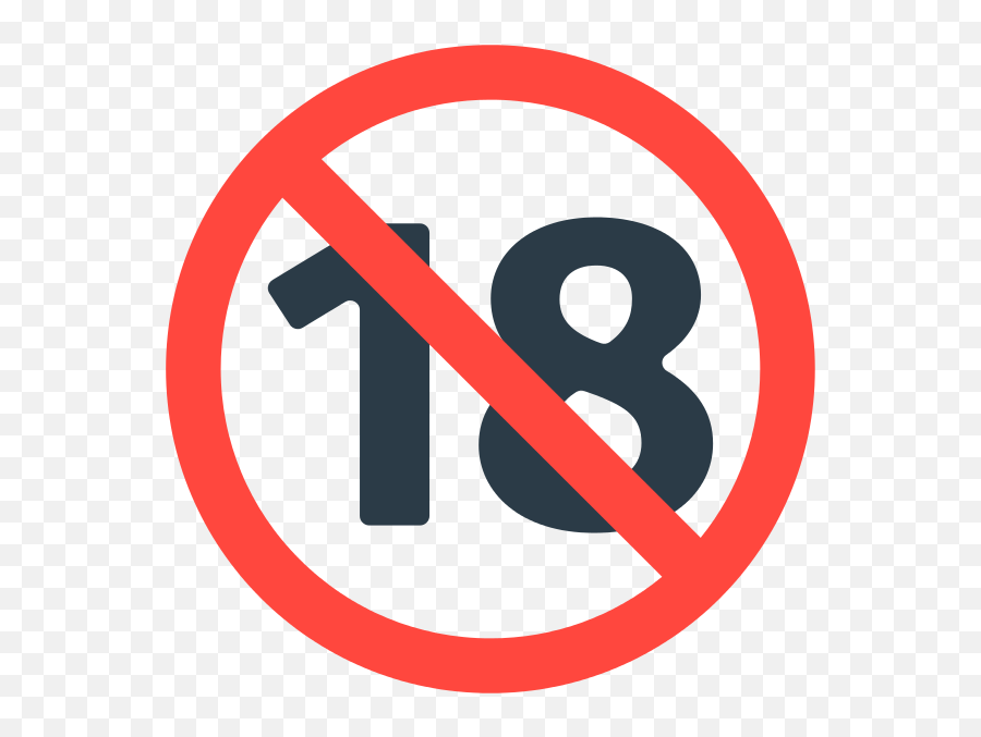 Fxemoji U1f51e - No Motorbike Helmet Sign,No Sign Emoji