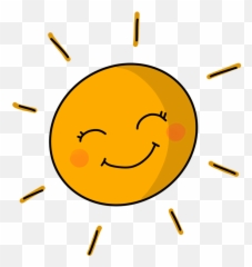 Sun Sunshine Summer - Smiley Emoji,Sun Emoticon