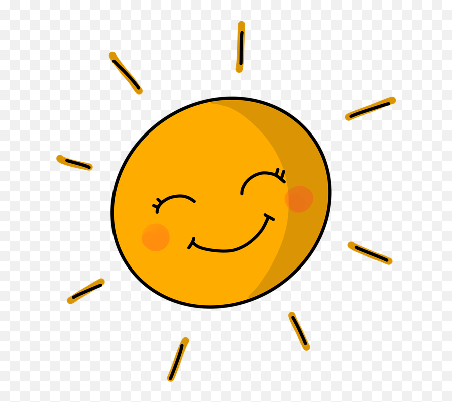 Sun Sunshine Summer - Smiley Emoji,Sun Emoticon