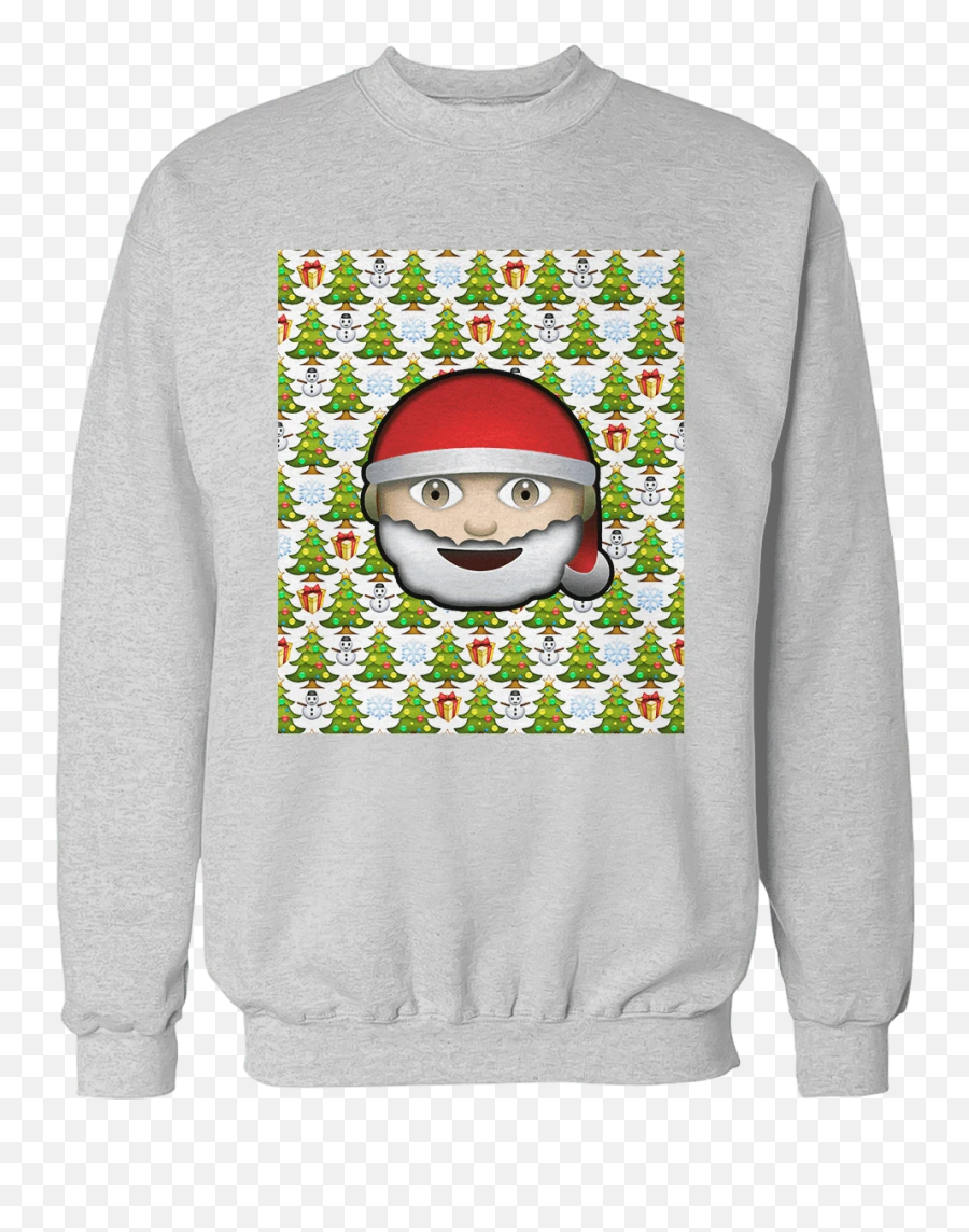Emoji Christmas - Santa Chestnuts Roasting On An Open Fire Sweater,Cane Emoji