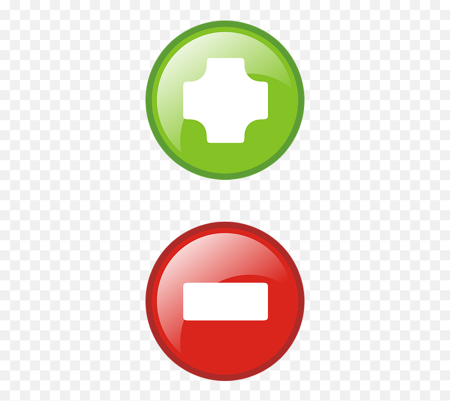 Png Plus Minus Icons Symbols Red - Signo Más Y Menos Png Emoji,Minus Emoji