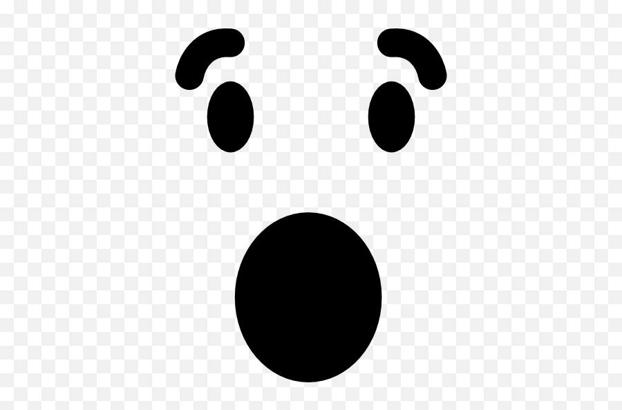Surprised Emoticon Square Face With Open Eyes And Mouth - Ghost Face Clip Art Emoji,Emoji Surprised