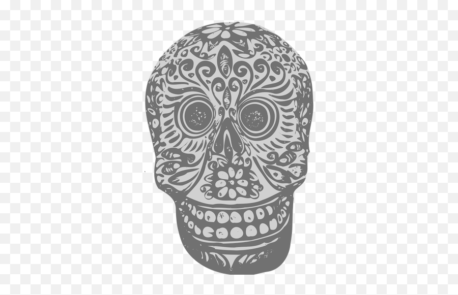 Tattoo Skull - Mexican Skulls Free Use Transparent Emoji,Dead Rose Emoji