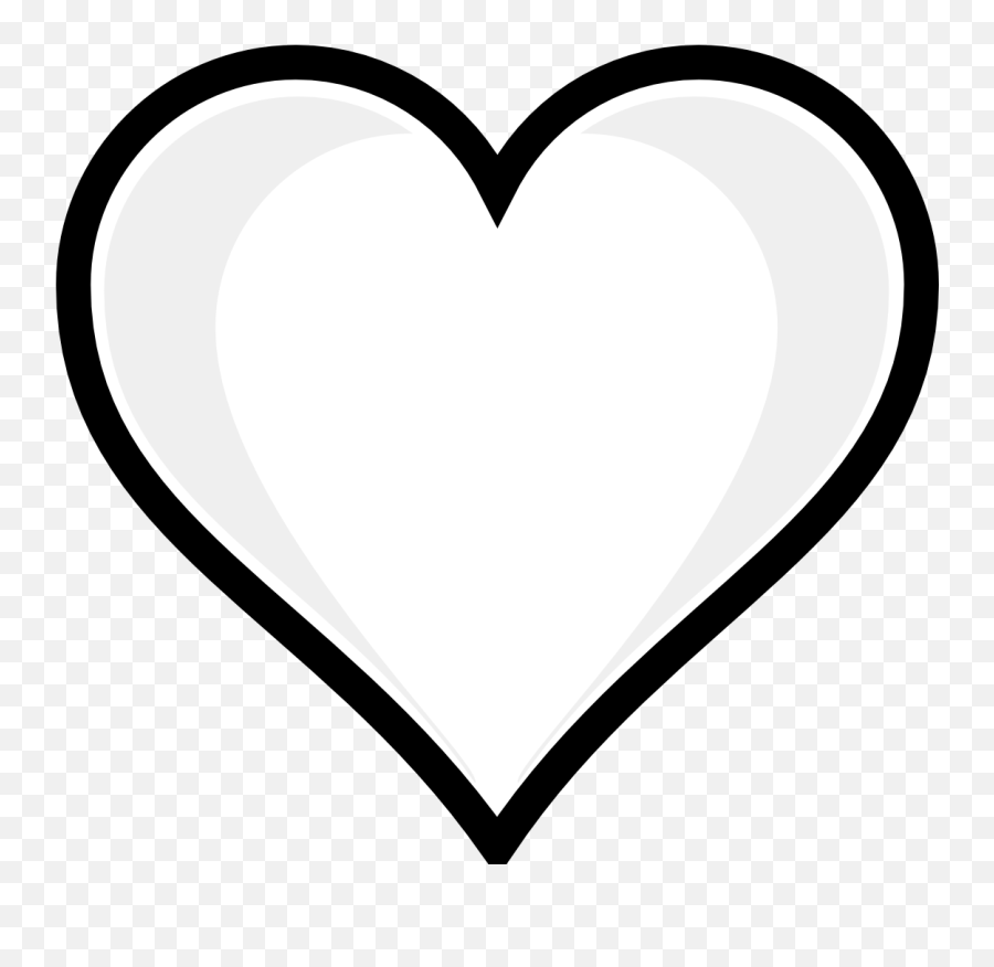 Emoji - Heart Clipart Black And White,Grill Emoji