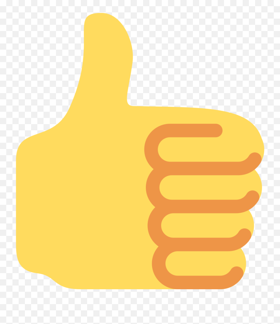 Twemoji12 1f44d - Thumbs Up Emoji,100 Emoji