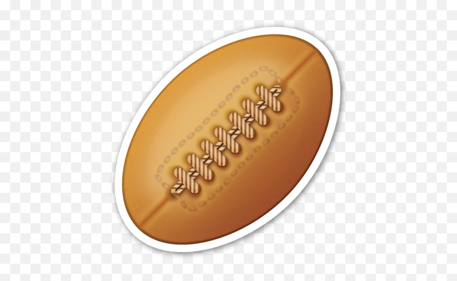 Rugby Football - Circle Emoji,Football Emoji Text