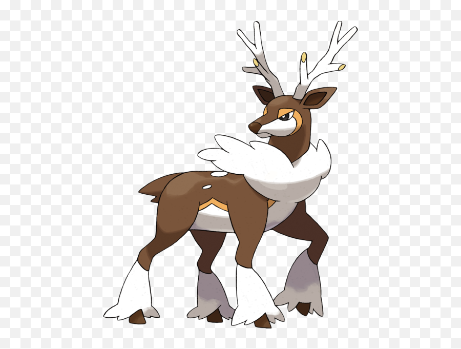 5th Gen Winter Sawsbuck - Sawsbuck Pokemon Emoji,Buck Deer Emoji