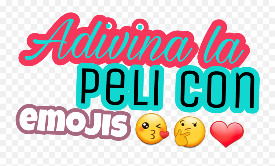 Stiker De Adivina La Peli Con Emojis - Illustration,Emoticon Con