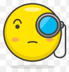 083 - Detective Smiley Png Emoji