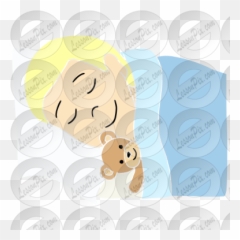 Sleep Stencil for Classroom Therapy Use - Great Clipart Cartoon Emoji