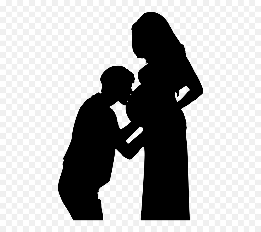 Free Kiss Lips Vectors - Pregnant Wife And Husband Cartoon Emoji,Kiss Emoji  - free transparent emoji 