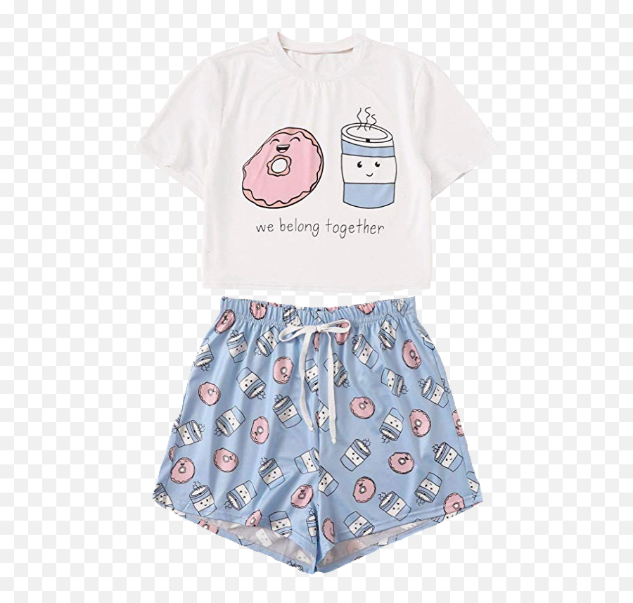 Largest Collection Of Free - Toedit Pajamas Stickers On Picsart Shorts Cute Pajama Sets Emoji,Emoji Pajama Set