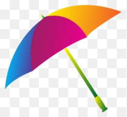 Umbrella Color Rain - Umbrella Colorful Rainy Emoji,Bisexual Flag Emoji