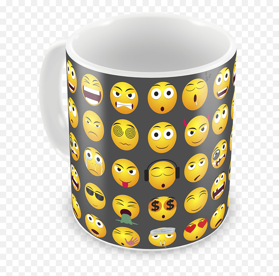 Caneca Emojis Emoticons Personalizada Cod 2098 - Canecas Personalizadas Emoji,Da Emoticons