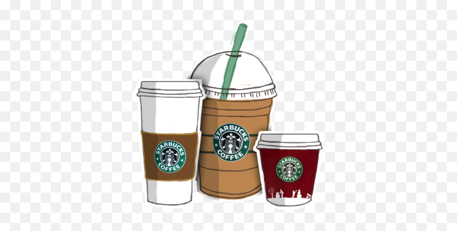 Frappuccino Png And Vectors For Free - Starbucks Coffee Drawing Emoji,Frappuccino Emoji