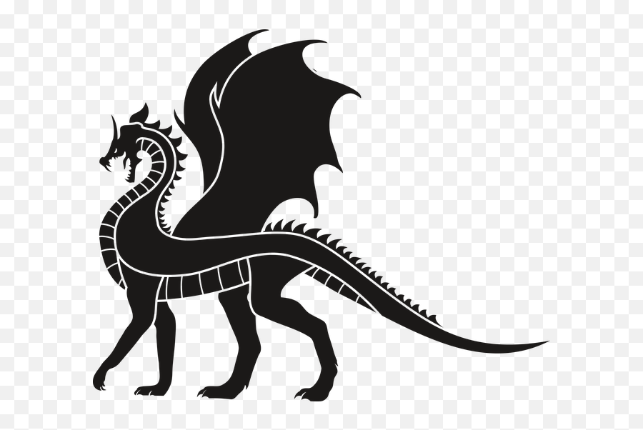 Free Emojis With Transparent Background Download Free Clip - Black And White Clipart Of A Fire Breathing Dragon,Dragon Emoji Iphone