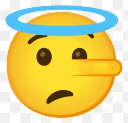 Emoji Mashup Bot On Twitter Lying Smile - Halo U003du2026 Emoji Pinocchio,Destiny Emojis