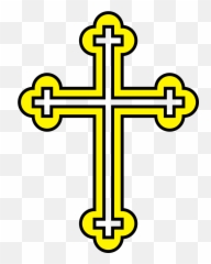 Bulgarian Orthodox Cross Clipart - Dibujo De Un Crucifijo Emoji