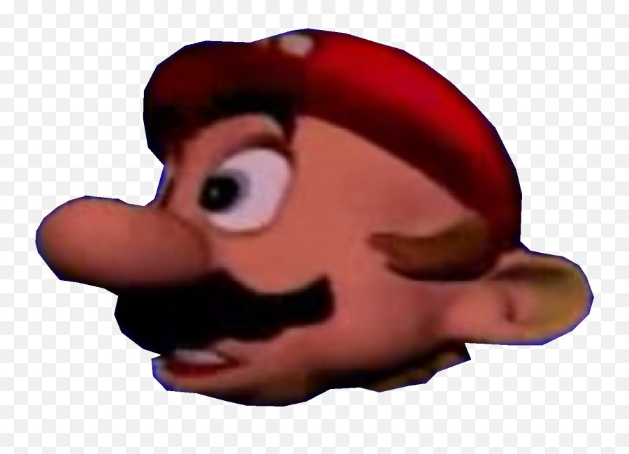 Head Spinning Mario Head Transparent Mario 64 Emoji Head Spinning 