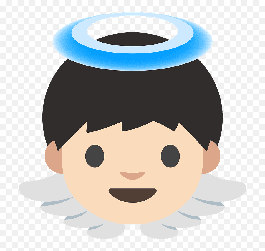 Baby Angel Emoji Clipart Free Download Transparent Png - Cara De Angel Para Imprimir,Emoji Baby Clothes