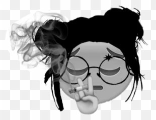 Collection Of Free Emo Drawing Smoking - Mask Depression Emoji