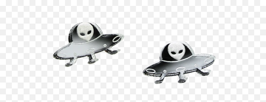 Ufo Earrings - Airplane Emoji,Salt Shaker Emoji