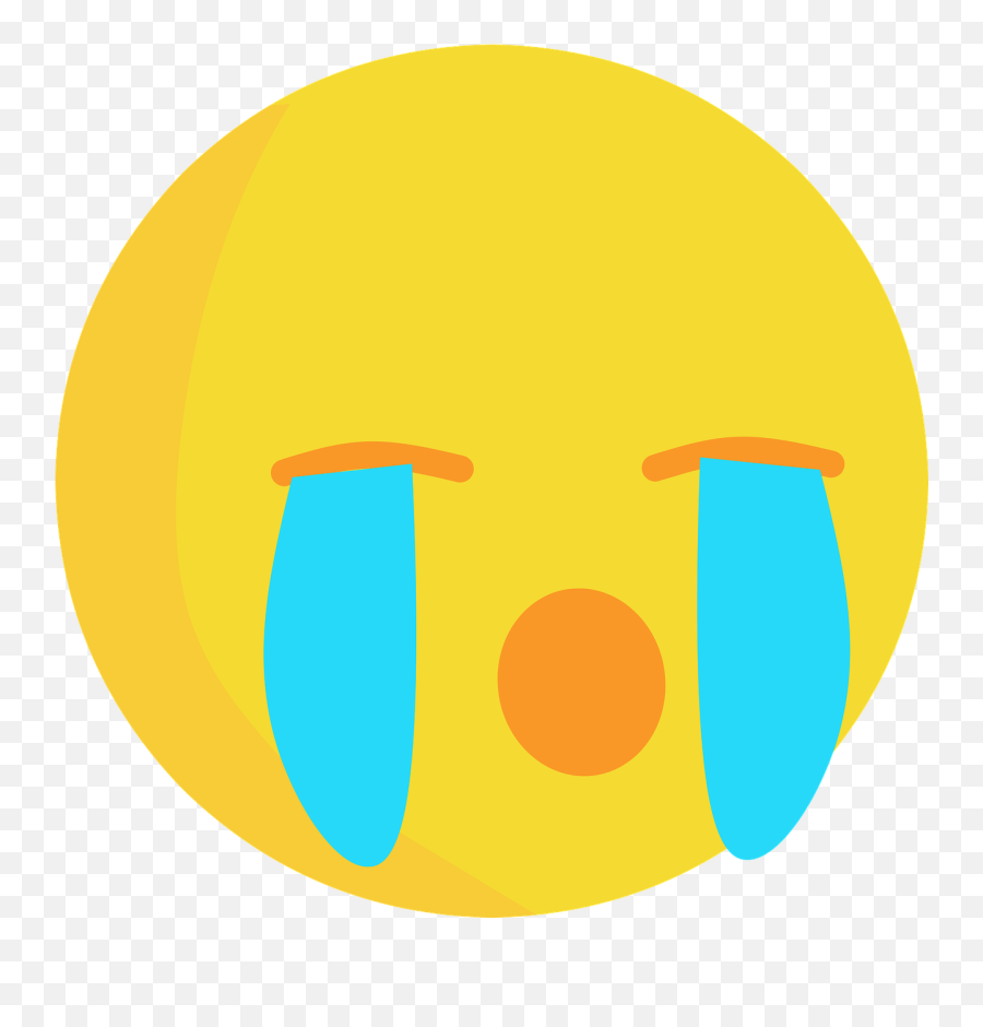 Emoji Face Crying Sad Free Vector Graphics - Mood Off Dp Hd,Emoji