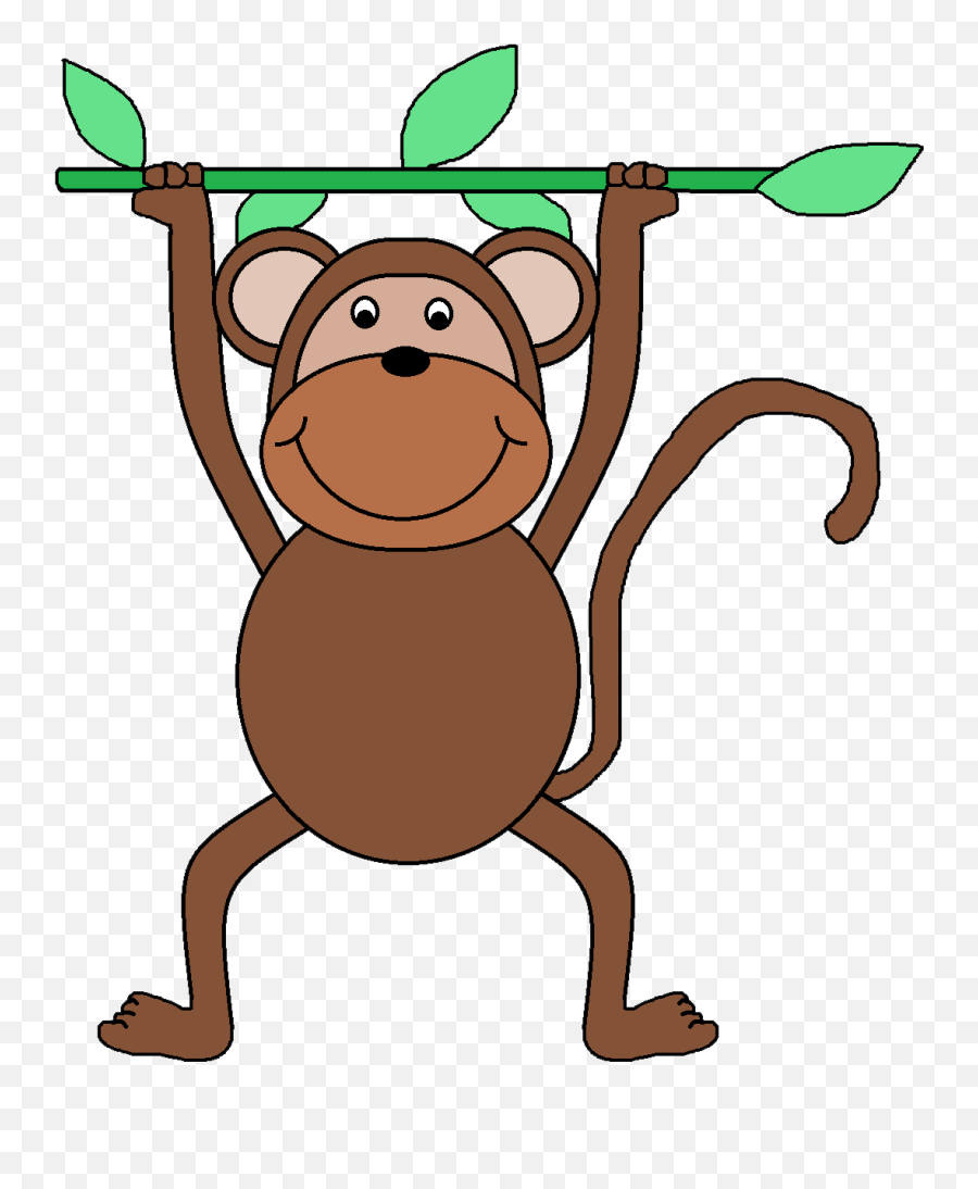 Monkey Clip Art For Teachers Free - Monkey Clipart Emoji,3 Monkeys Emoji