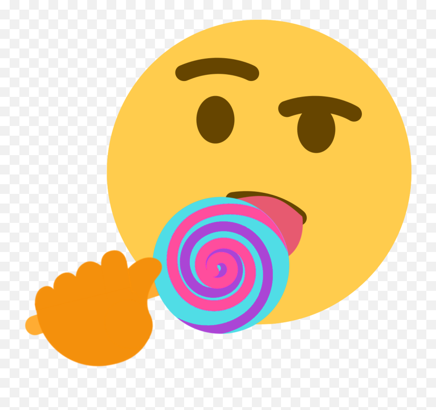 Licking - Discord Thinking Emoji Transparent Background,Emoji Licking