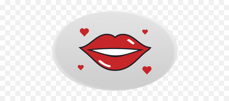 Red Lips Emoji,Zipped Lip Emoticon