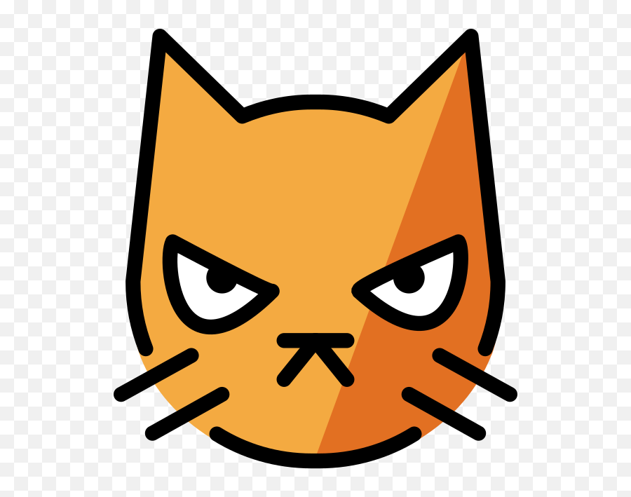 Openmoji - Smiling Cat Face Vector Emoji,Eye Emoji