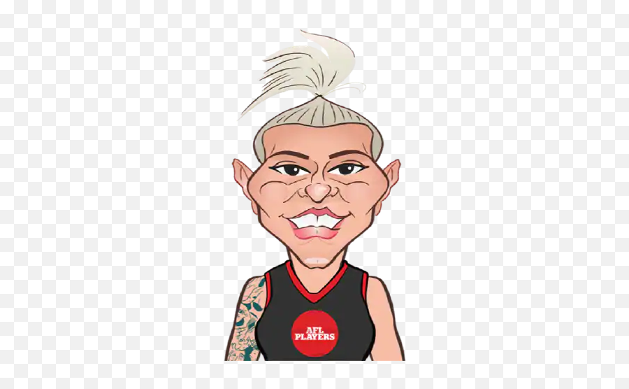 Afl Emojis Mens And Womens Stars - Cartoon,Muscle Emojis