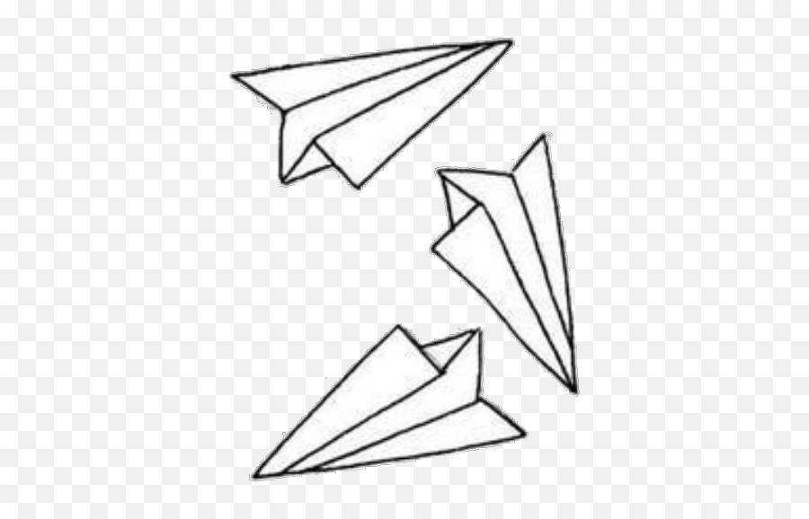 Paperairplane Paperairplanes Paper - Triangle Emoji,Plane Paper Emoji