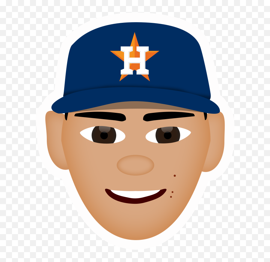 Carlos Correa Design Emoji - Houston Astros Emoji,Houston In Emojis