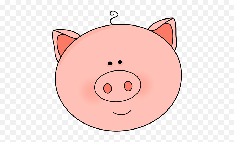 Pig Face Clipart - Cute Pig Face Clipart Emoji,Pig Emoji