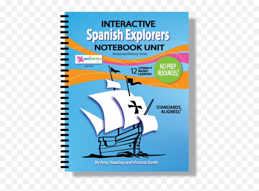 Spanish Explorers Interactive Notebook - Interactive Notebook Boat Emoji,Notebook Emoji Game